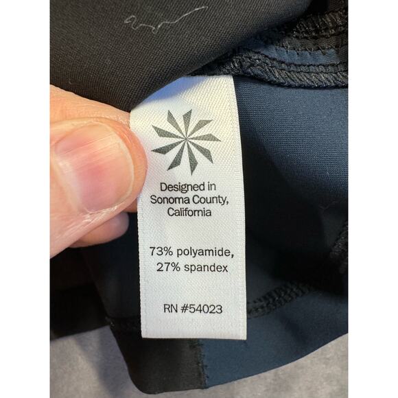 ATHLETA Stellar En Route Dress Women's Size Small Blue Black Travel Work Stretch - Picture 8 of 14